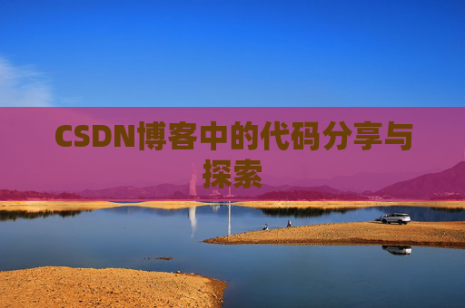 CSDN博客中的代码分享与探索